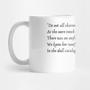 A Quote from "Lamia" by John Keats Mug